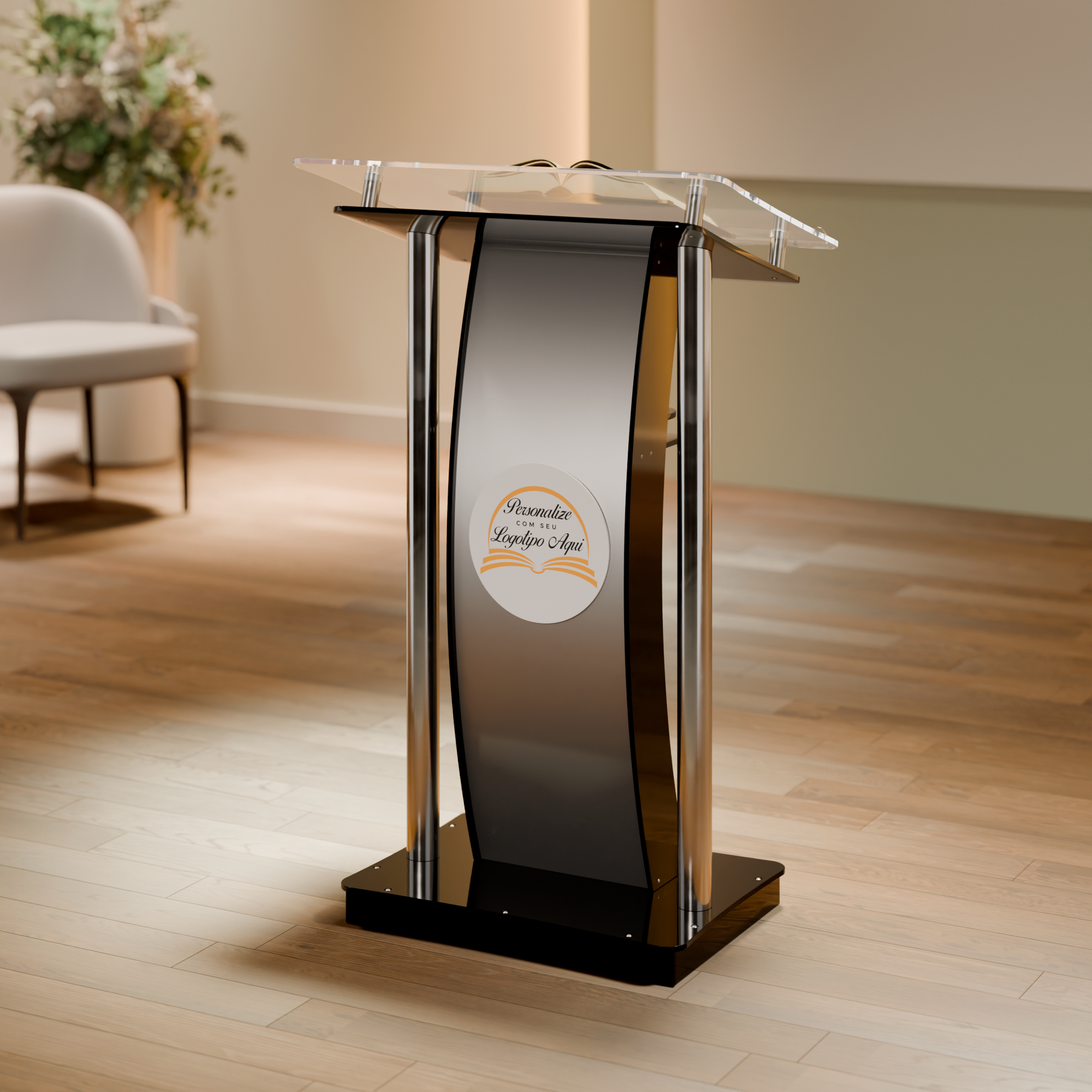 Conjunto  Púlpito Inox PI67