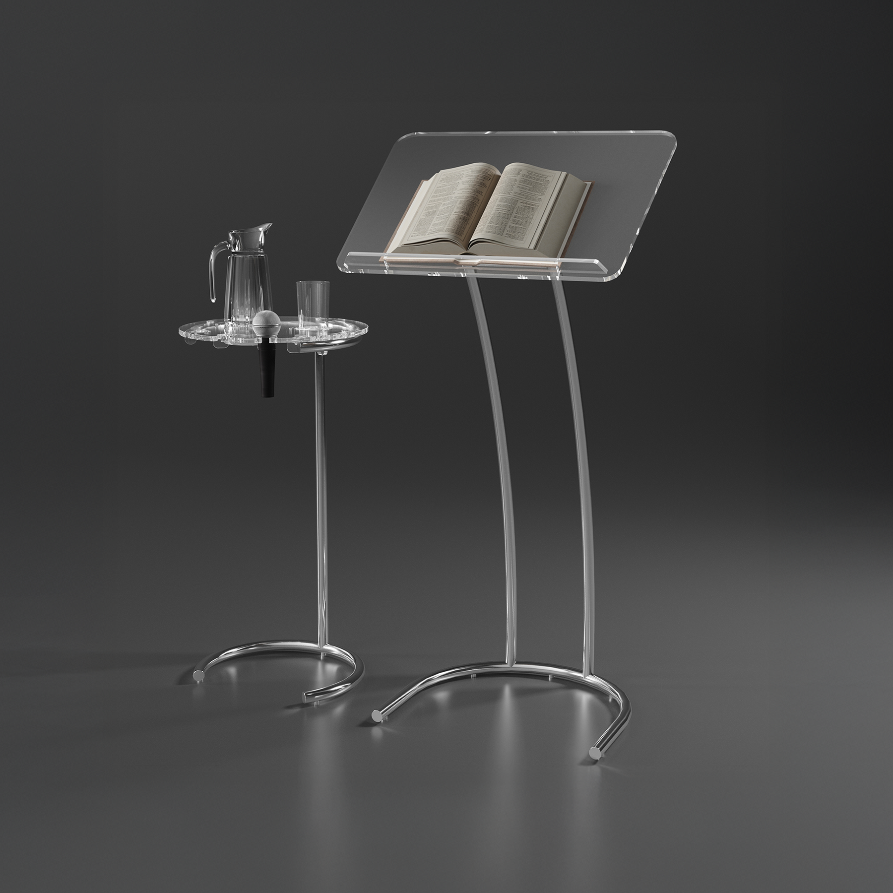 Conjunto Púlpito Inox PI62