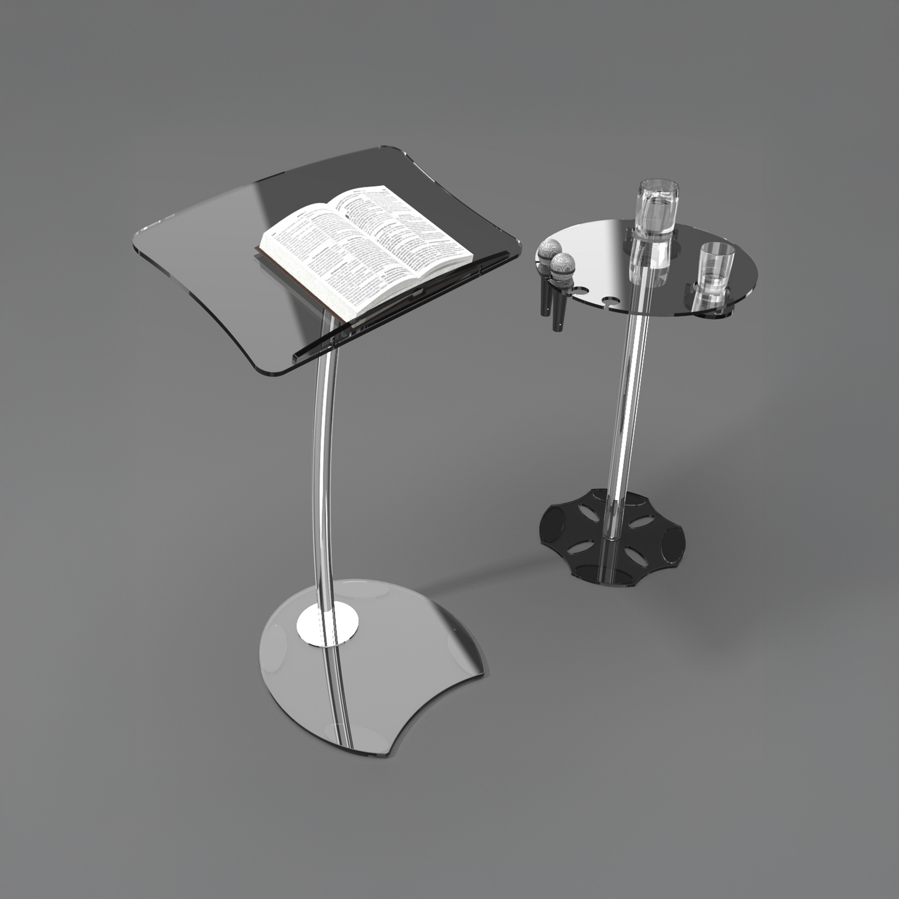 Conjunto Pulpito Inox PI63
