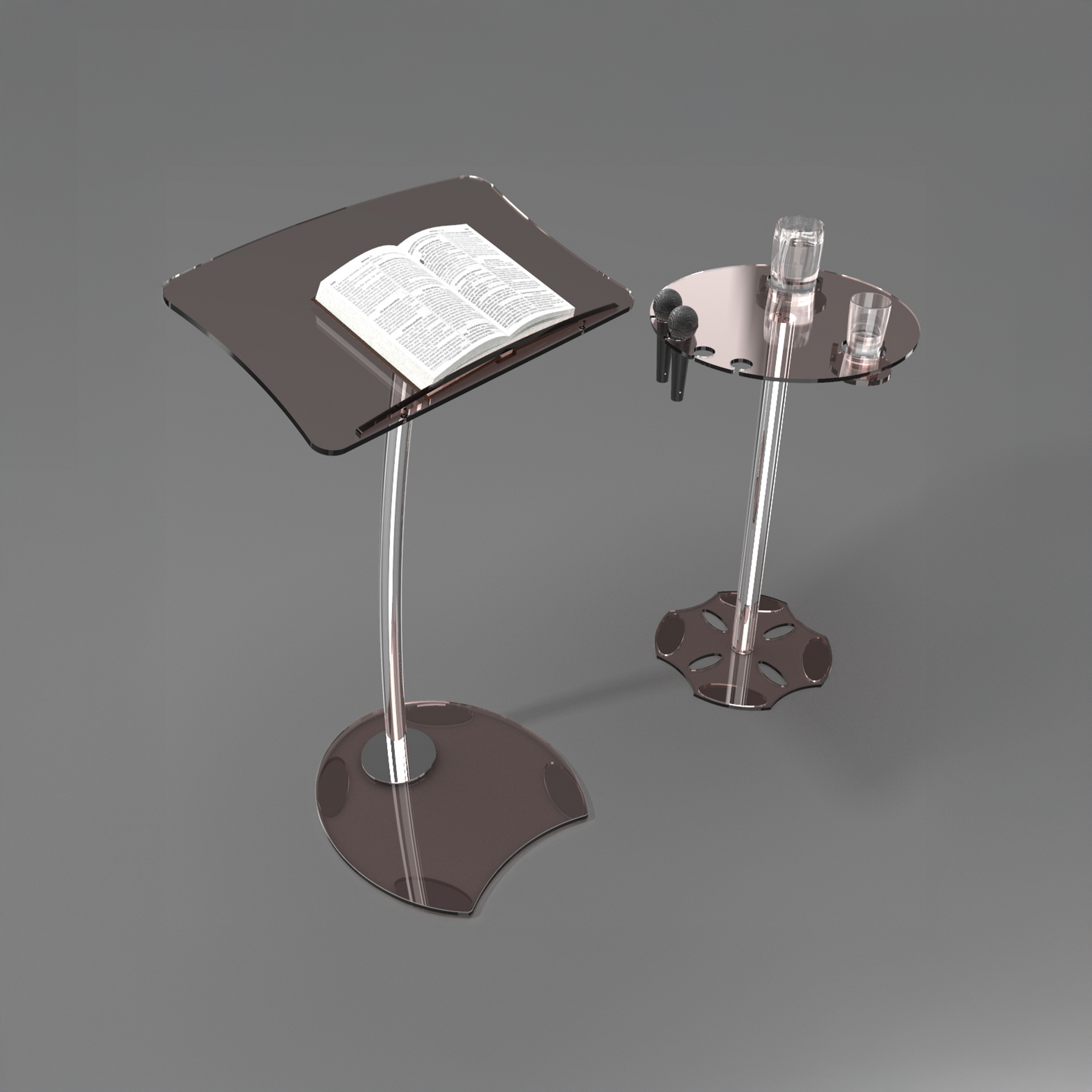 Conjunto Púlpito Inox PI63