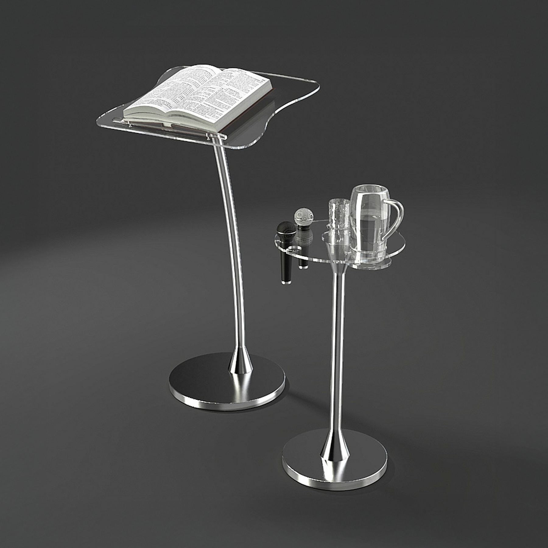 Conjunto  Púlpito Inox PI64