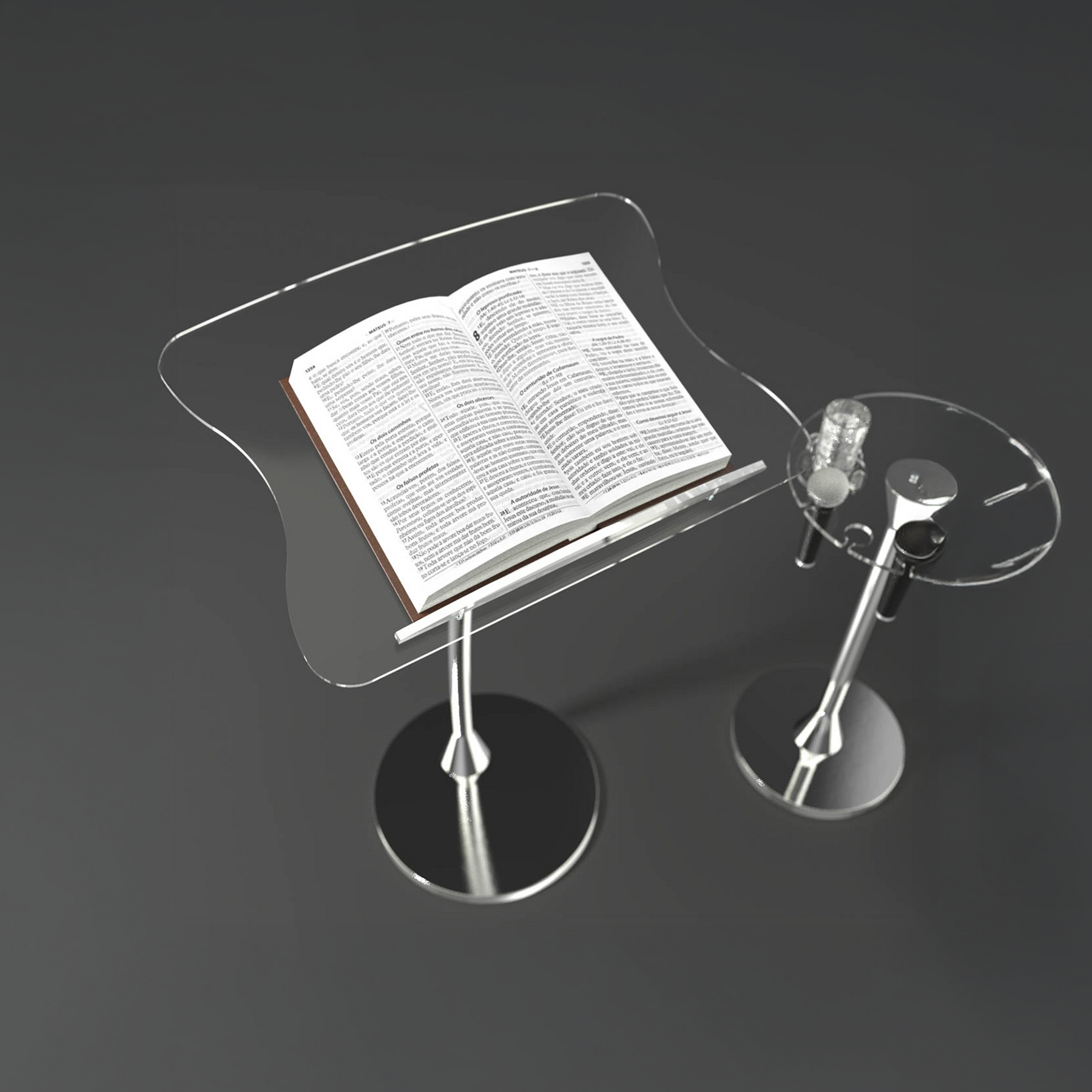 Conjunto  Púlpito Inox PI64