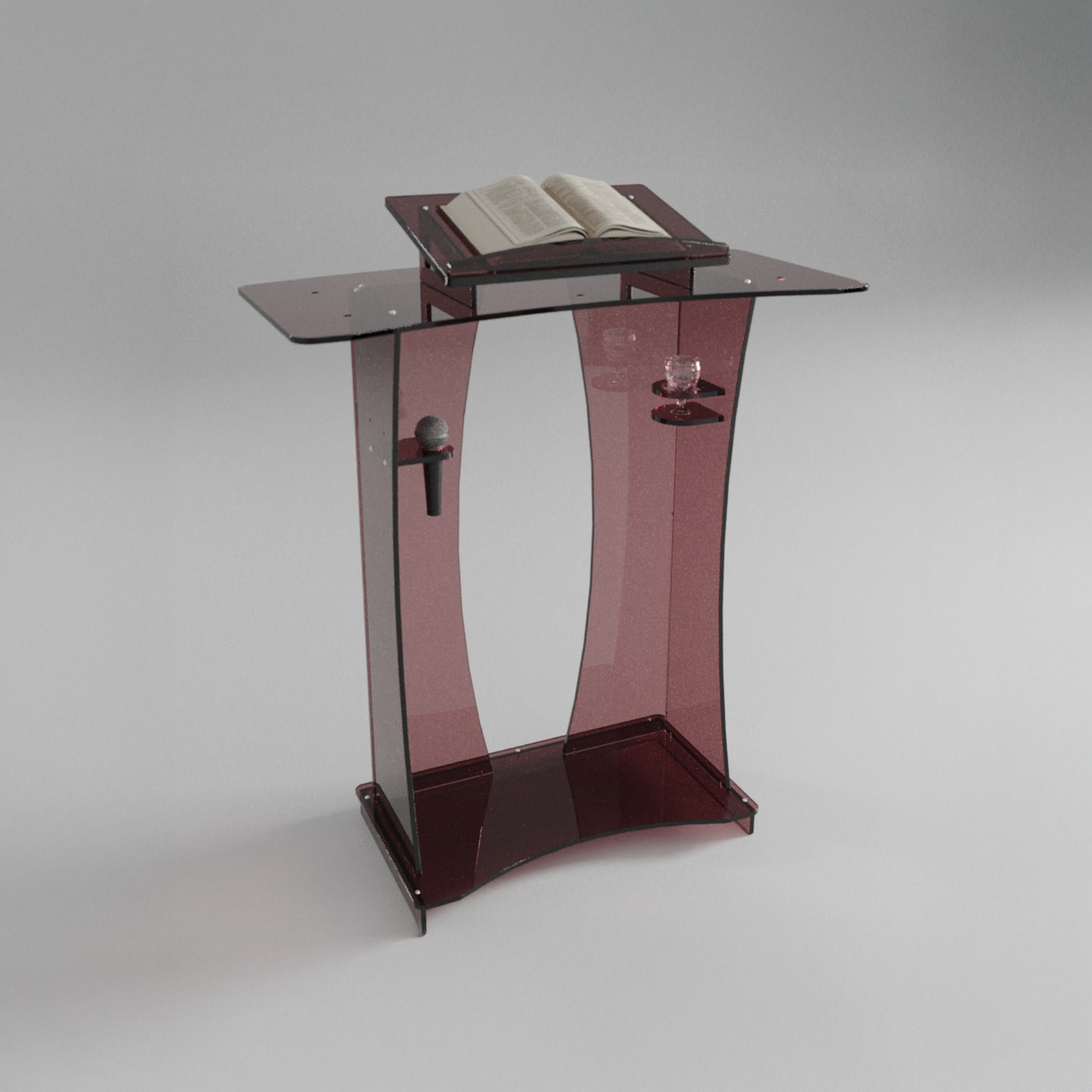 Púlpito de Acrílico PP02