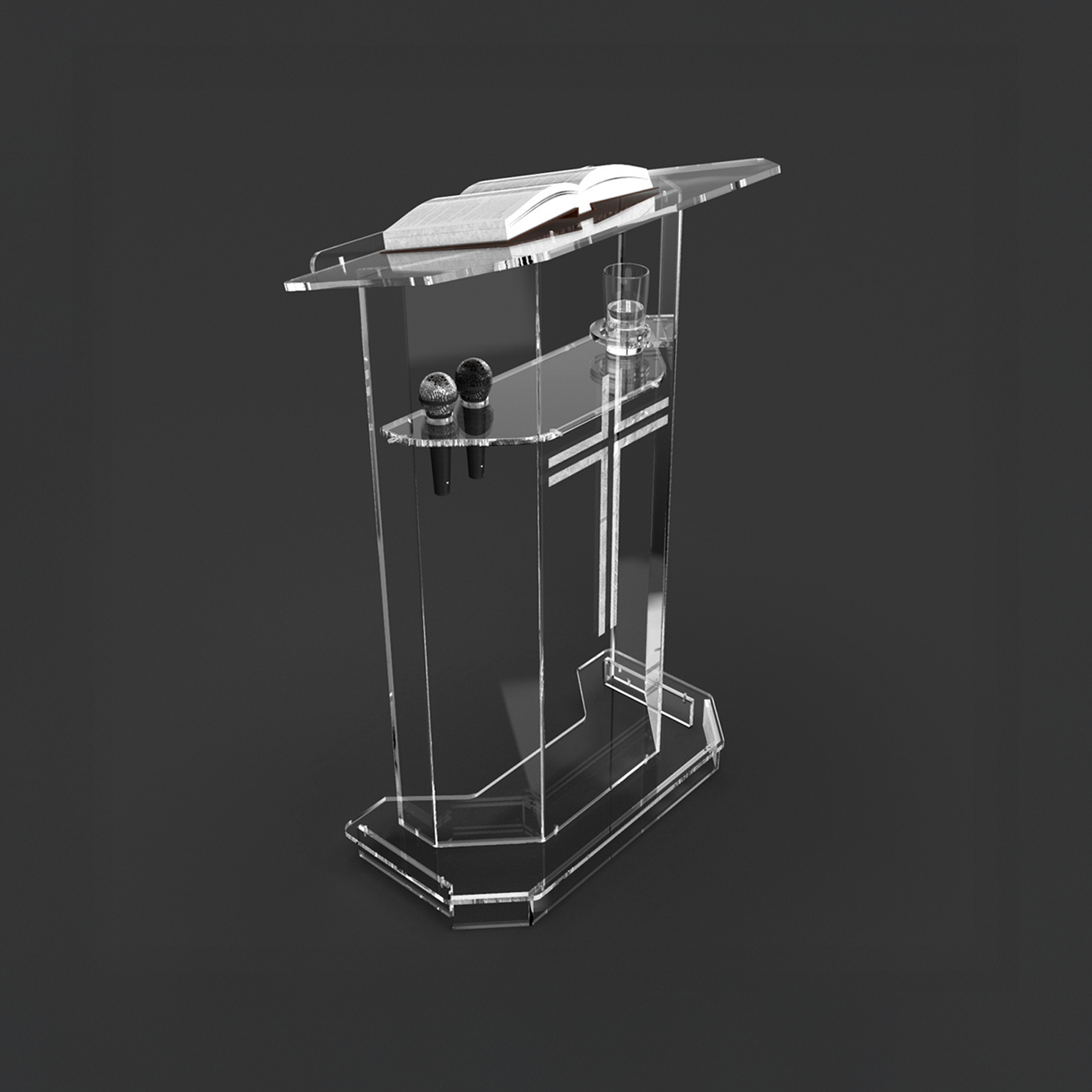 Púlpito de Acrílico PP06