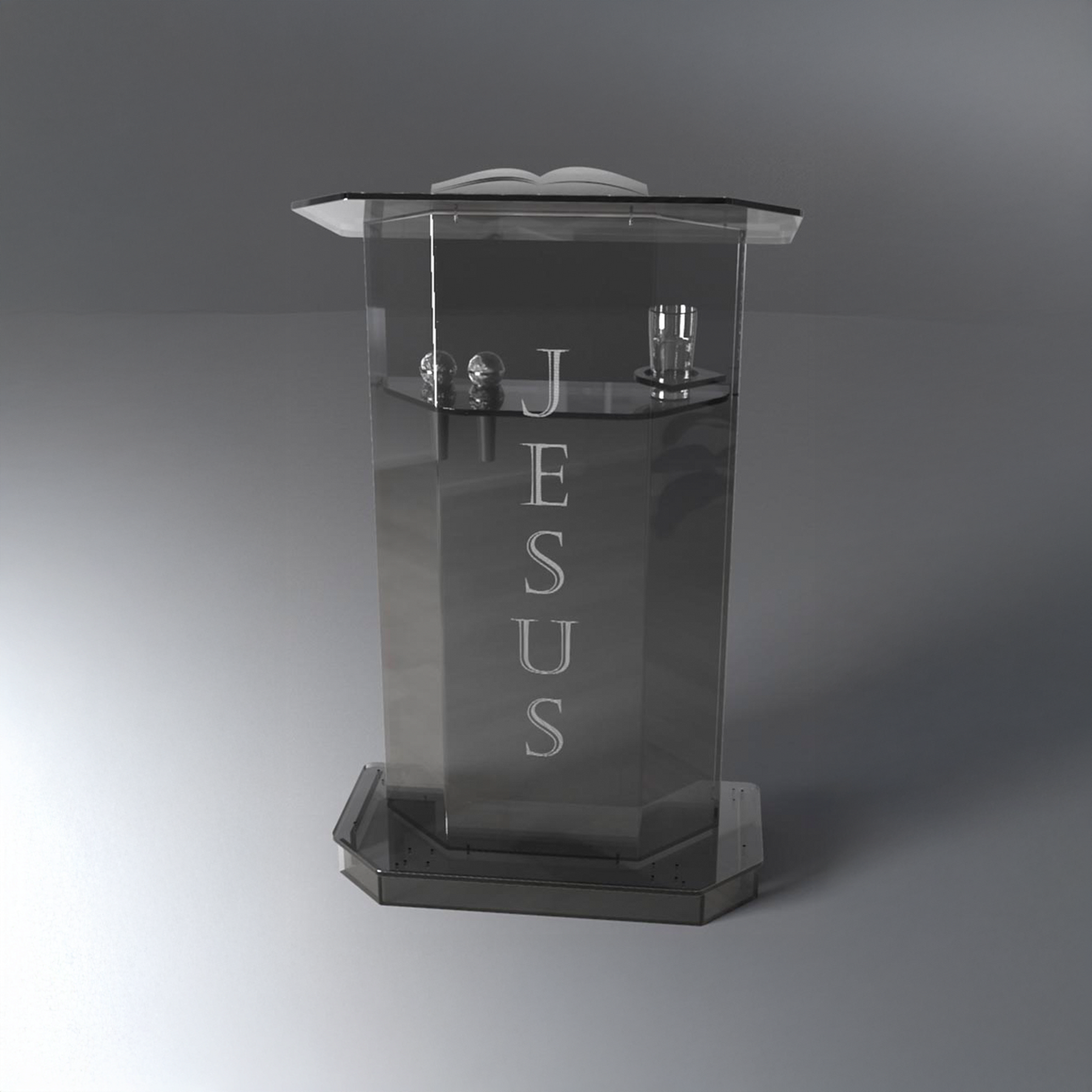 Púlpito de Acrílico PP06