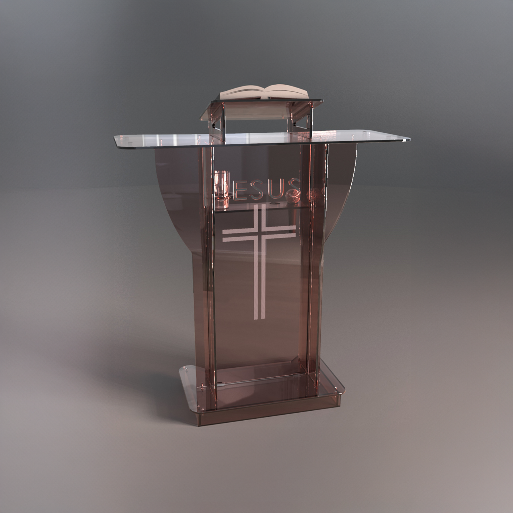 Púlpito de Acrílico PP18